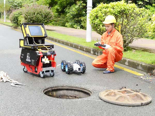 茄子河管道机器人检测